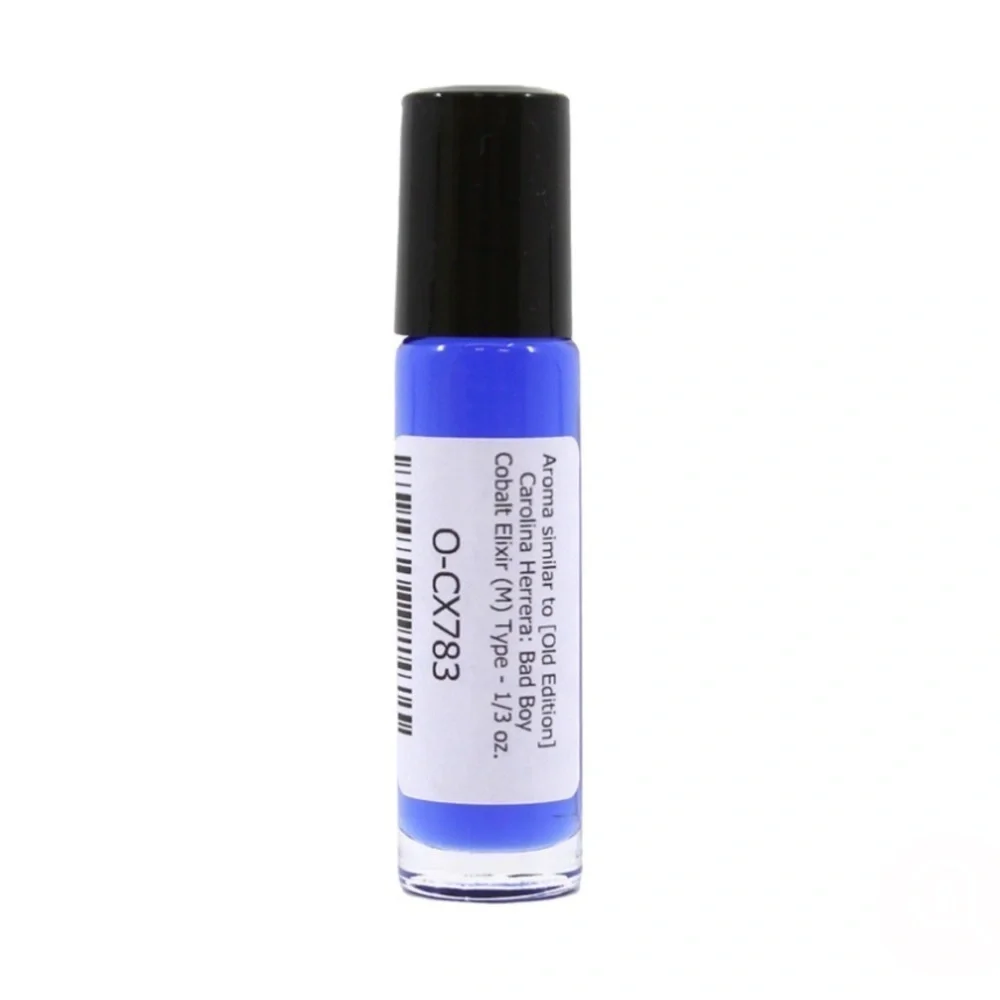 Bad Boy Cobalt Elixir (M) Type 1/3 Oz Glass Roll-On Bottle